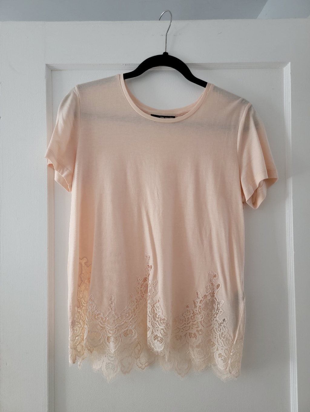 Brand New The Kooples Semi-Sheer Tee T-Shirt Size 2